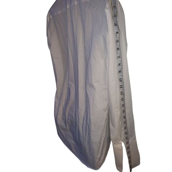 Giorgio Ferraro Button Up‎ Shirt Men Sz 15 15/12 32/33 White Made In Italy - Picture 4 of 6